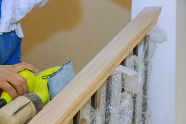 Handrail Sanding in Peachtree City